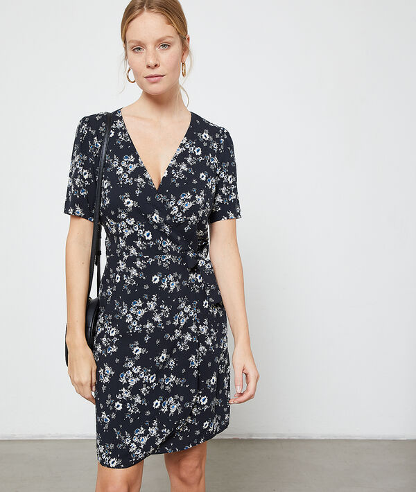 Wrap dress in a floral print Wrap dress in a floral print