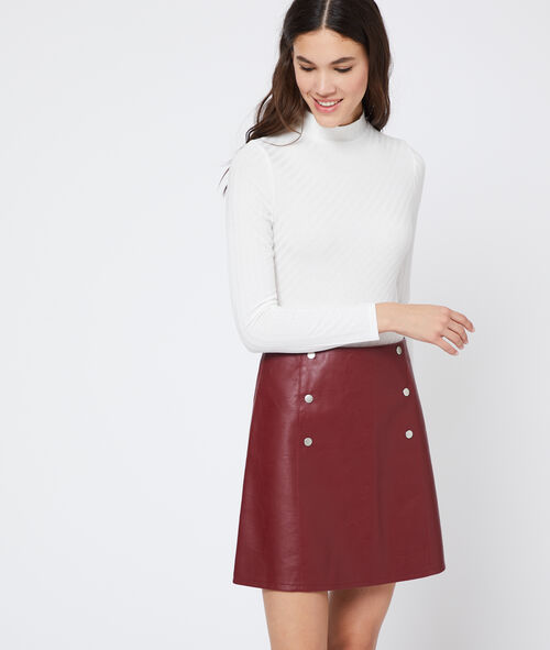 Leather look studded skirt Leather look studded skirt
