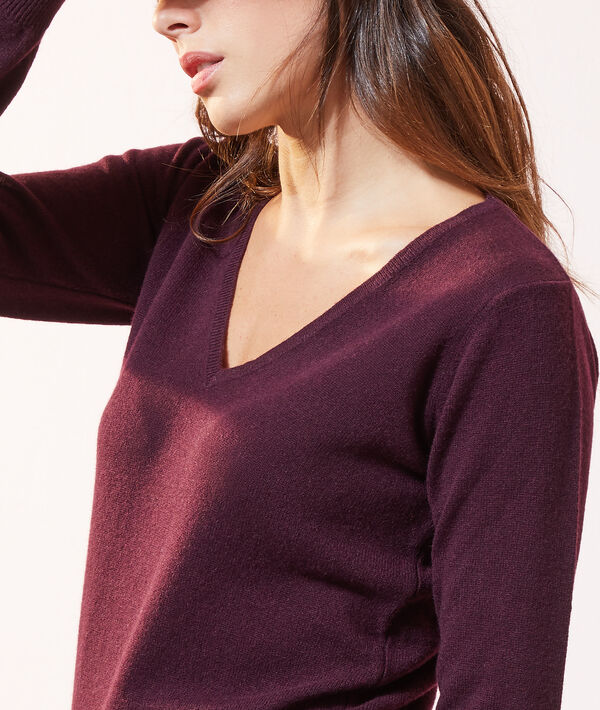 V neck cashmere jumper