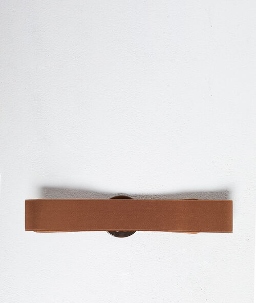 Belt with marble-coloured buckle Belt with marble-coloured buckle
