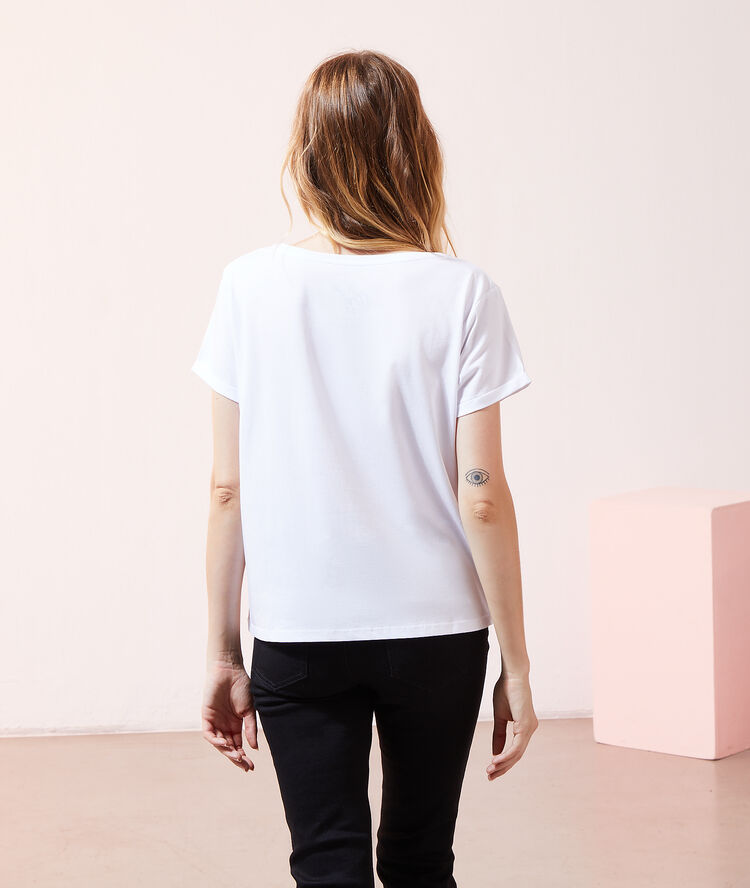 T-shirt "dirty dancing" blanc.