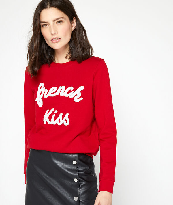 Sweat "French Kiss" en coton Sweat "French Kiss" en coton