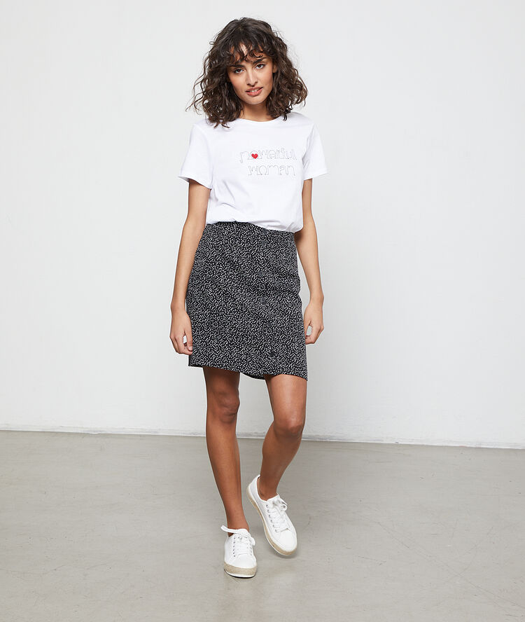 Powerful woman' t-shirt white.