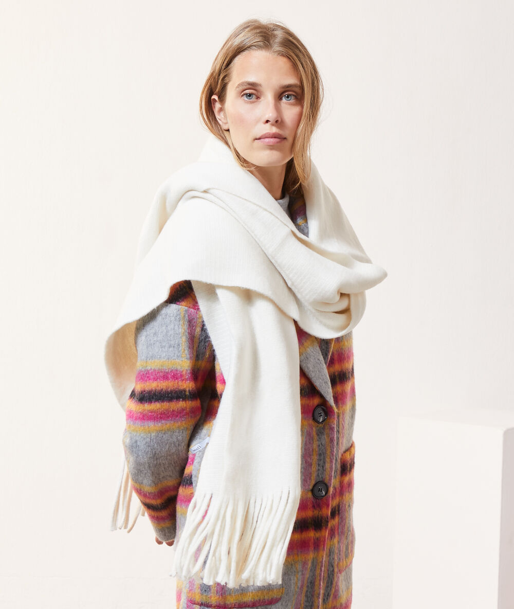 Maxi scarf off-white.