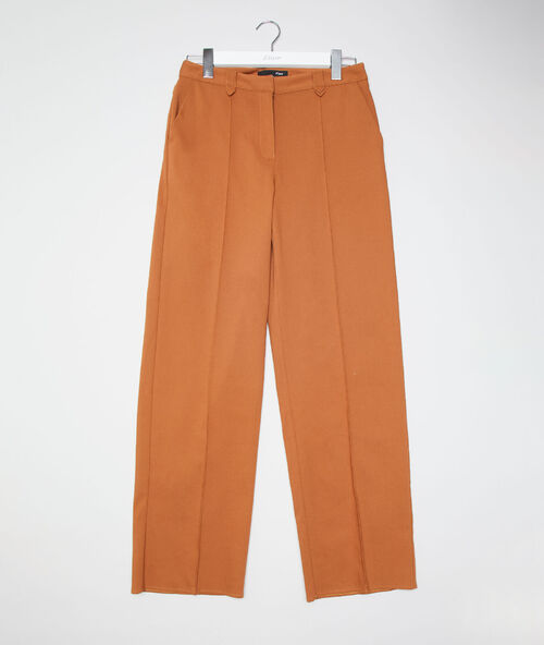 Wide leg trousers brown.