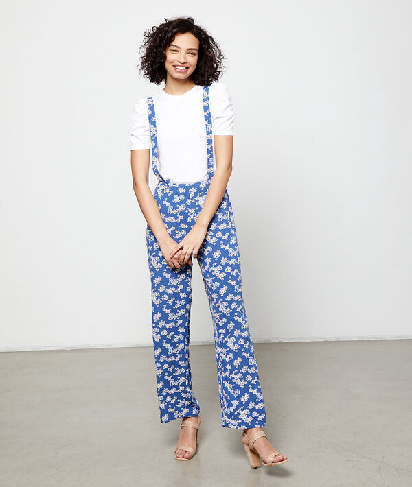 Wide leg trousers in a floral print Wide leg trousers in a floral print