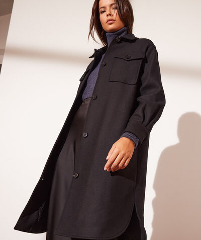 Mid-length coat   