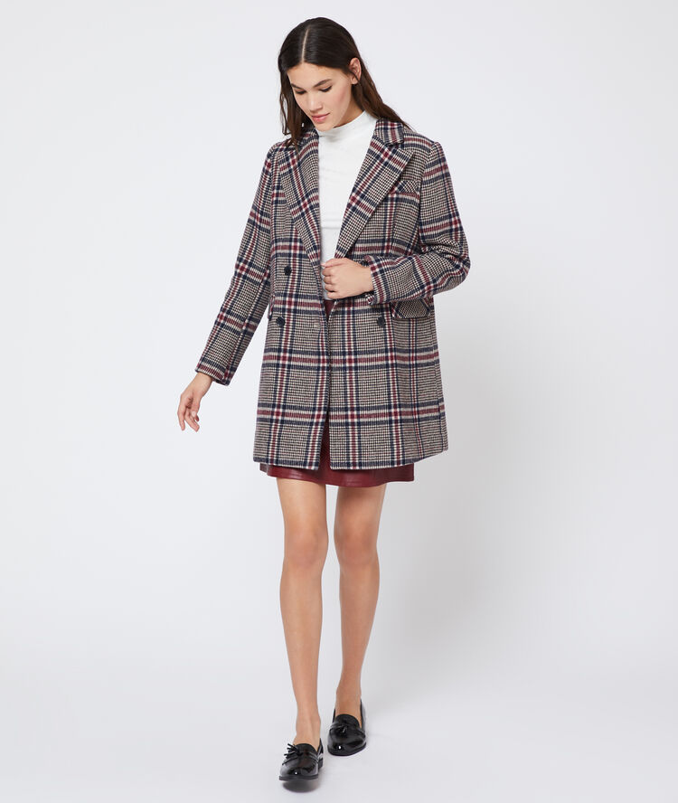 Prince of wales coat navy.
