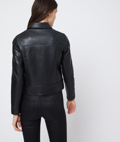 Leather look biker jacket Leather look biker jacket