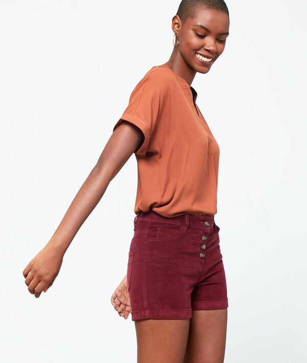Velvet look shorts Velvet look shorts