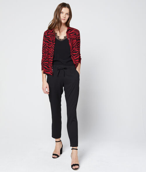 Zebra print shirt sienna.