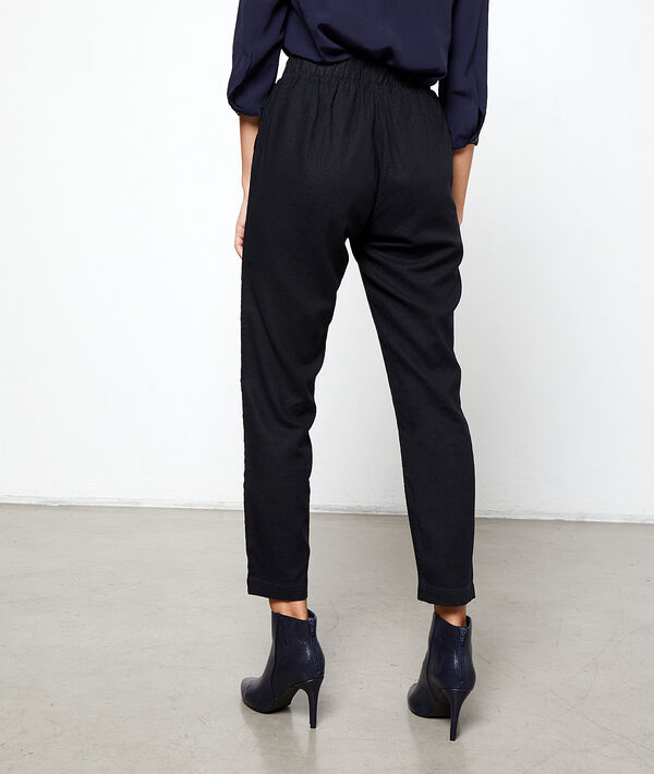 Peg trousers with tie detail Peg trousers with tie detail