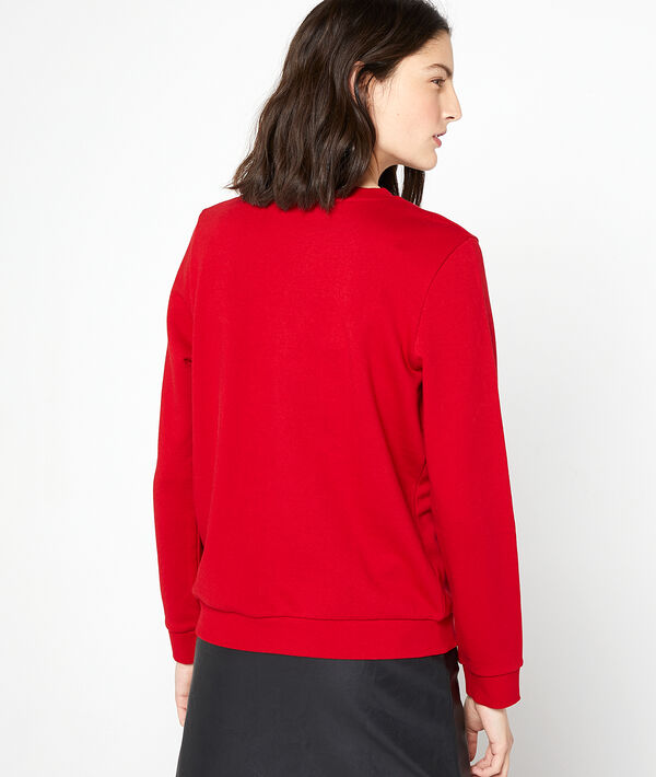 Sweat "French Kiss" en coton Sweat "French Kiss" en coton