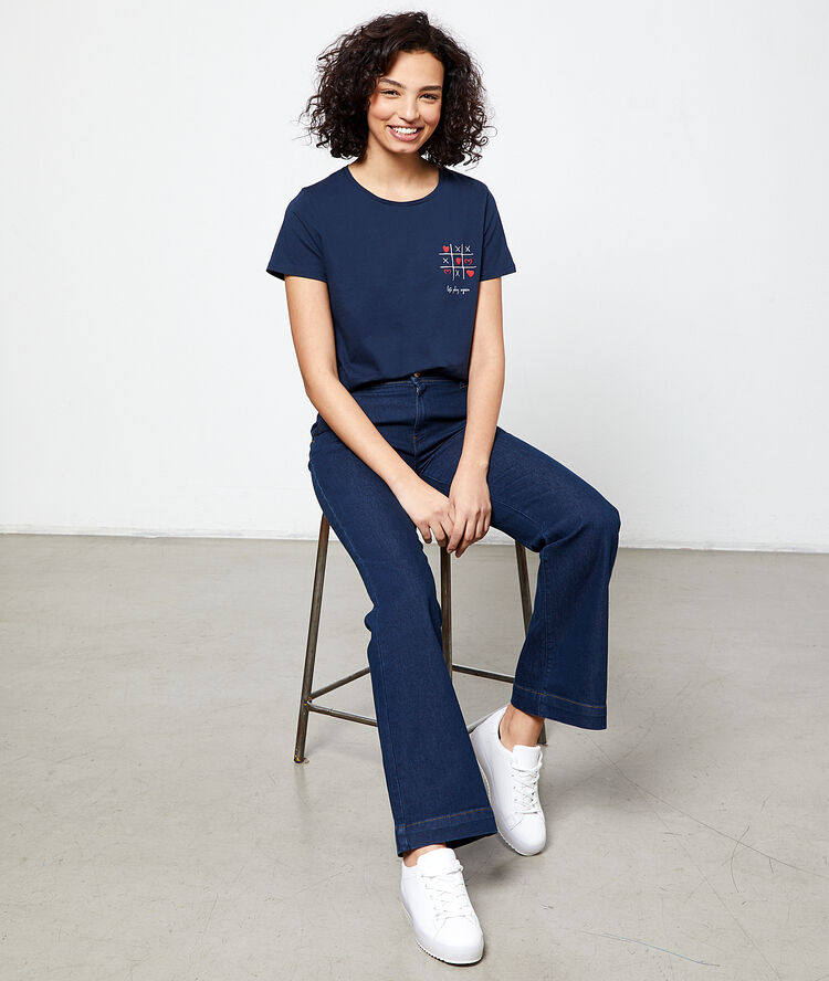 Lets play again' t-shirt navy.