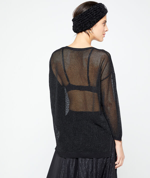 Jumper in a sheer effect Jumper in a sheer effect