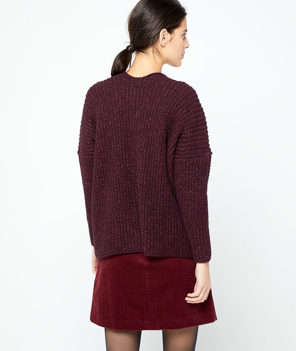 Italian jumper in metallic threads Italian jumper in metallic threads