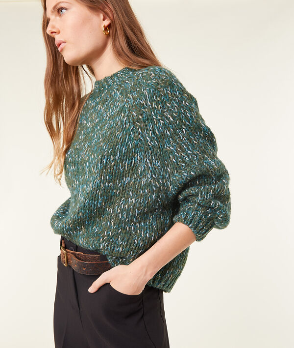 Pull en maille col rond