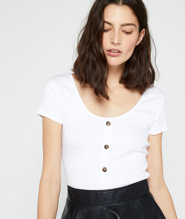 Button through T-shirt Button through T-shirt