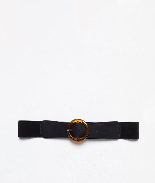 Belt with marble-coloured buckle Belt with marble-coloured buckle
