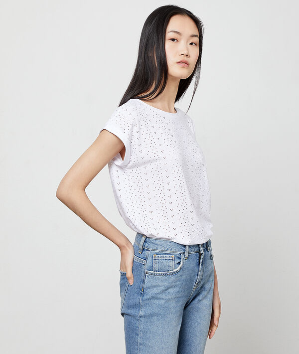 T-shirt in openwork details T-shirt in openwork details