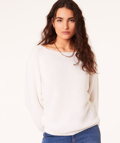 Knotted back sweater