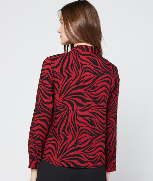 Zebra print shirt Zebra print shirt