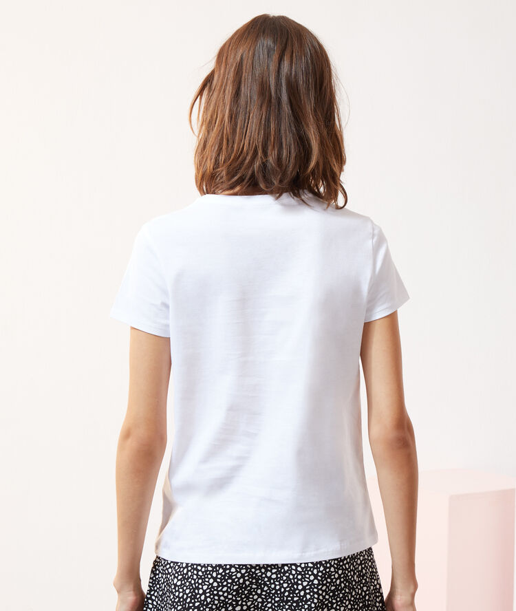 T-shirt "frenchy" blanc.