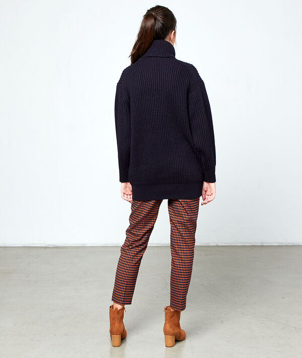 Turtleneck jumper in maxi knit Turtleneck jumper in maxi knit