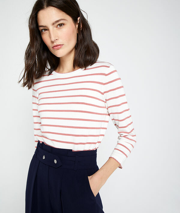 Fine knit jumper in stripes Fine knit jumper in stripes