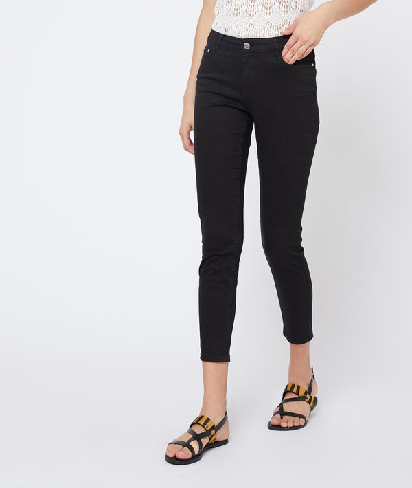 Cotton cropped slim trousers Cotton cropped slim trousers
