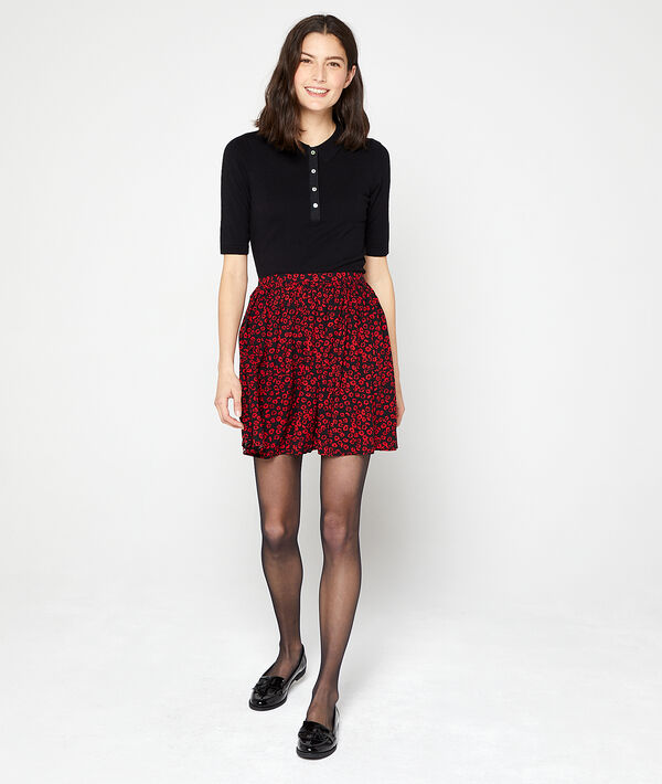 Fine knit polo shirt Fine knit polo shirt