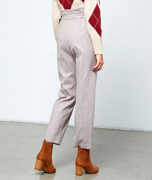 High waist belted trousers High waist belted trousers