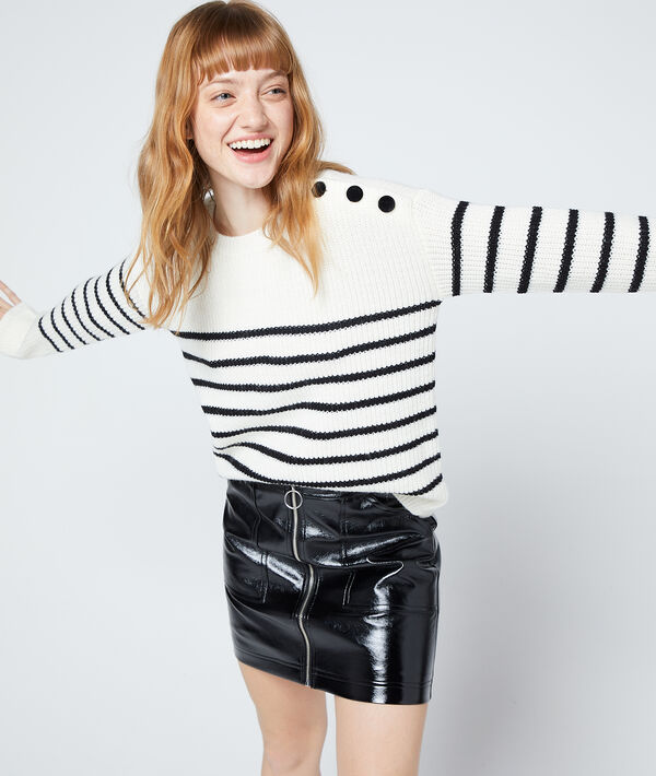 Maxi knit jumper in stripes Maxi knit jumper in stripes