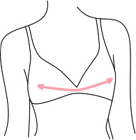 Mesure du dessus de la poitrine