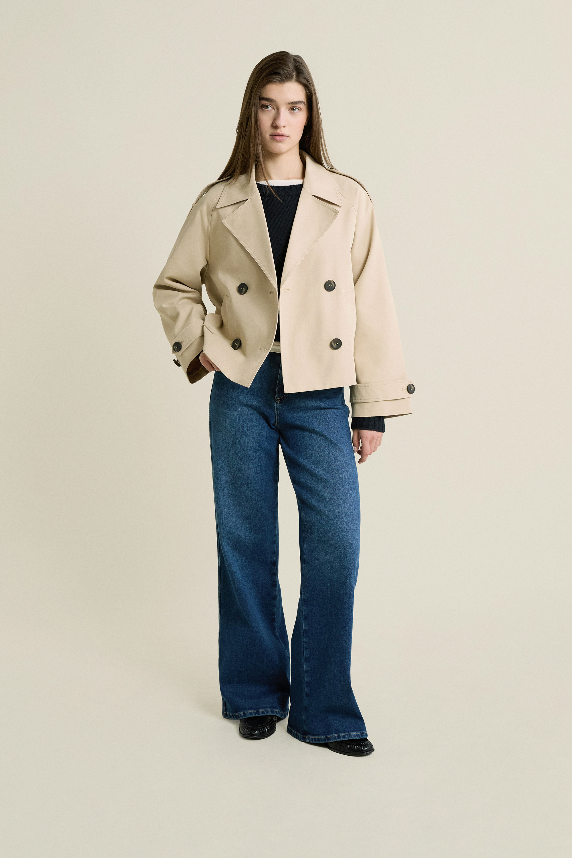 Short Trench Coat - MINA - BEIGE - ETAM