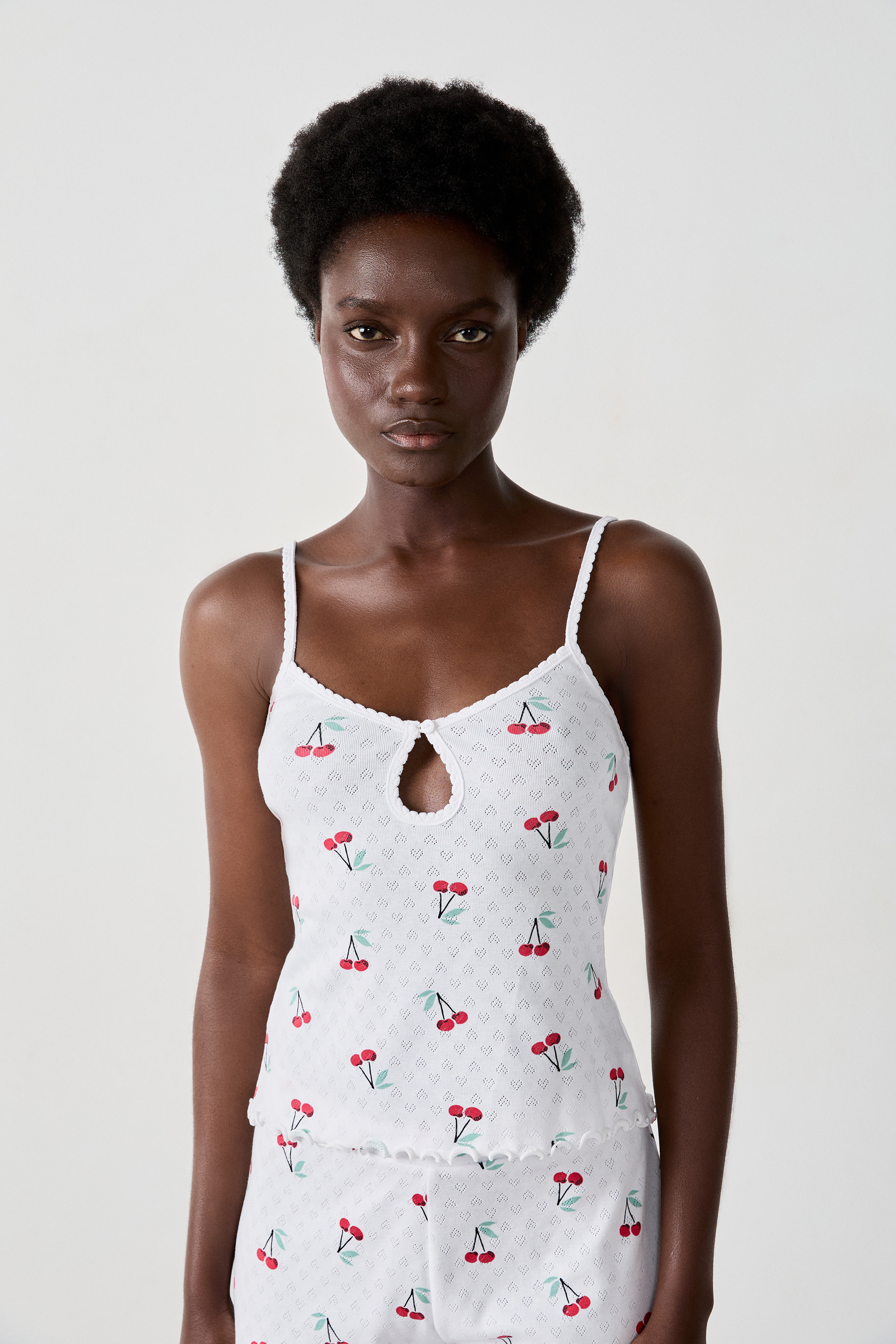トップス Angie ribbon tank andmary ANDMARY】Angie ribbon tank