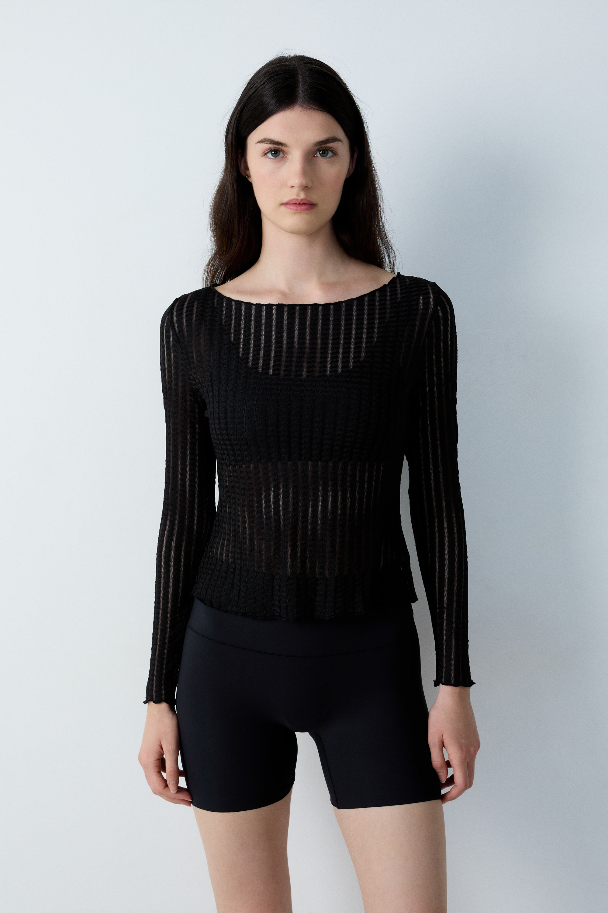【GRAVER】25SS★ VISITOR Stripe Long Sleeve Boxy Rib Insert Long Sleeve T-Shirt – BASSIKE