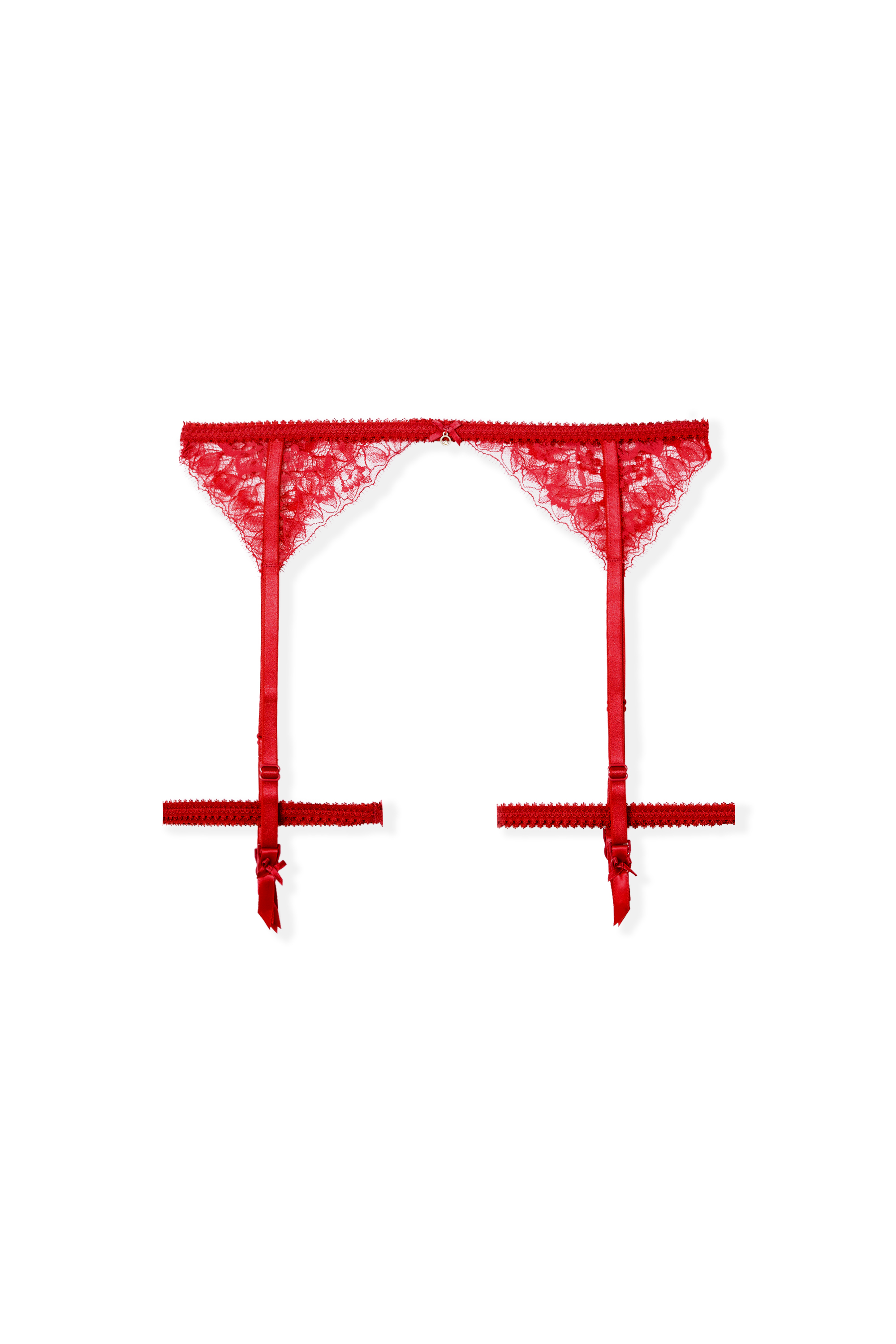Lace Garter Belt - MASCARADE - ROUGE - ETAM Lace Garter Belt - MASCARADE - ROUGE - ETAM