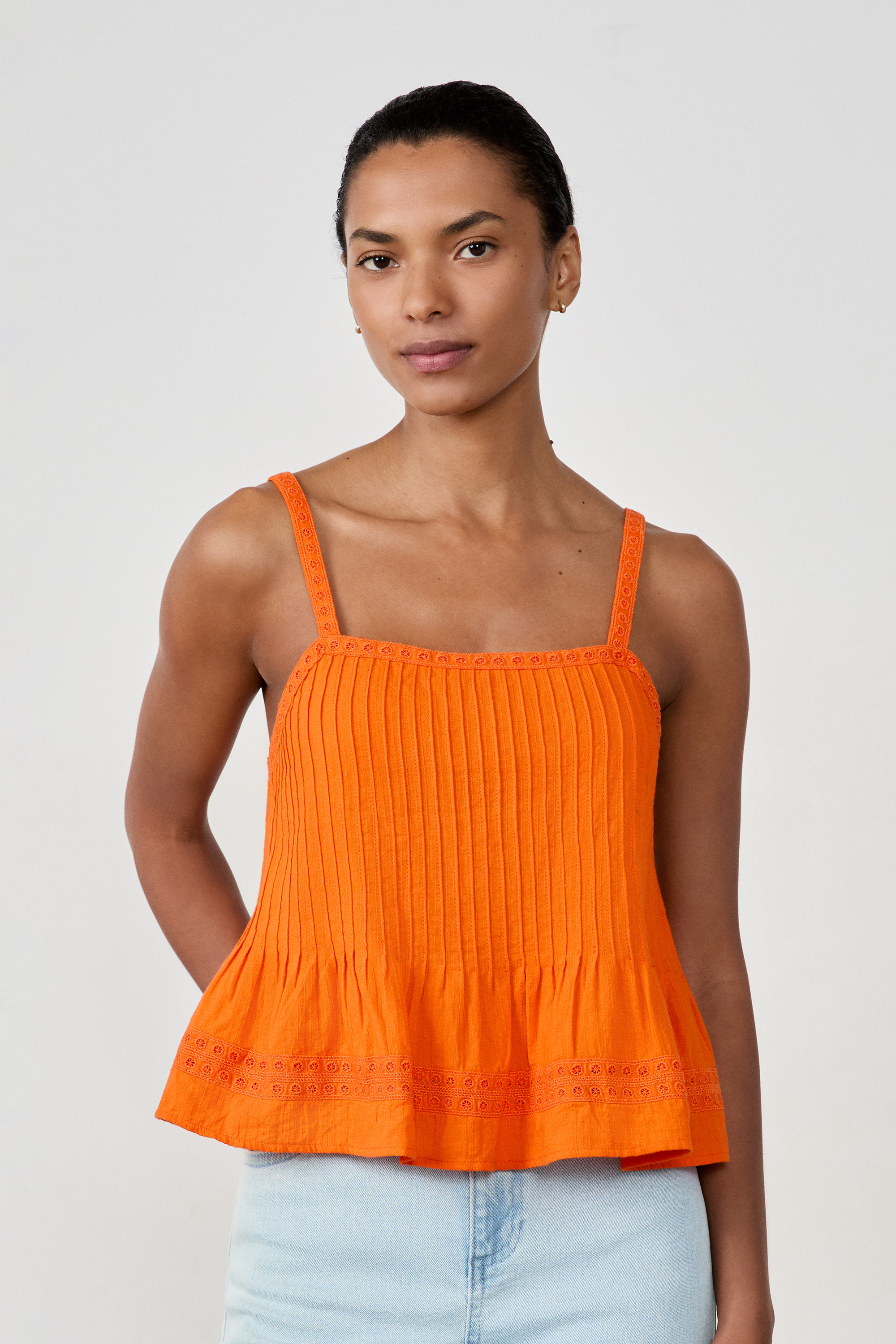 Cotton Tank Top - ALICE BROD - ABRICOT - ETAM