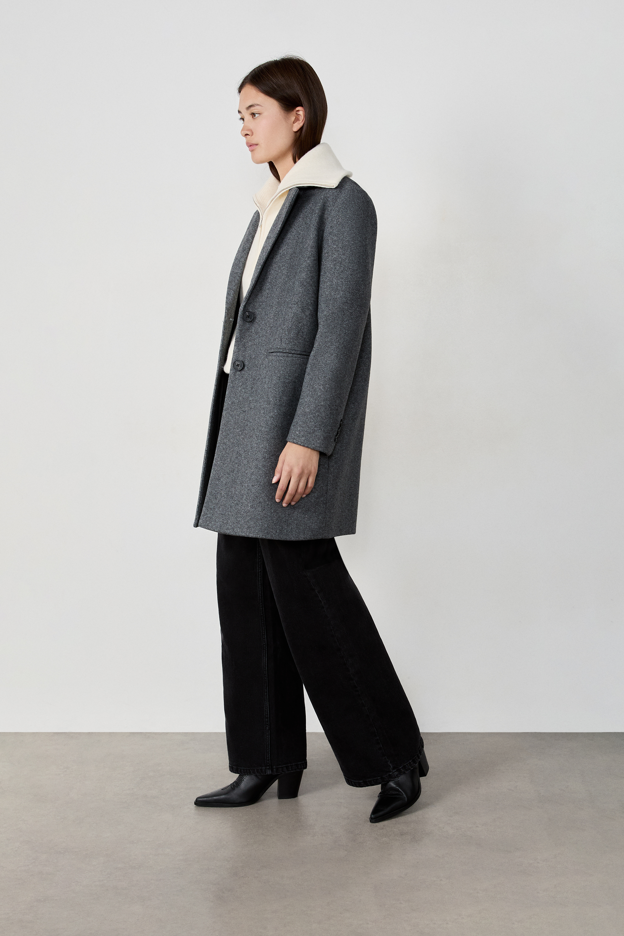 Short coat - VADIM - GRIS - ETAM