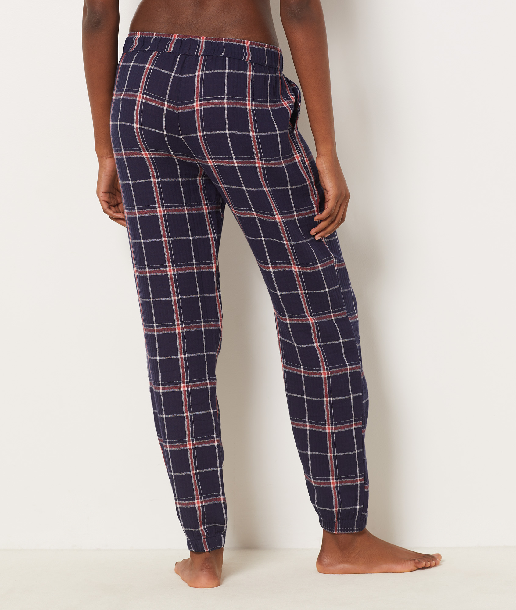 Plaid Pajama Pants - SORJAN - MARINE - ETAM