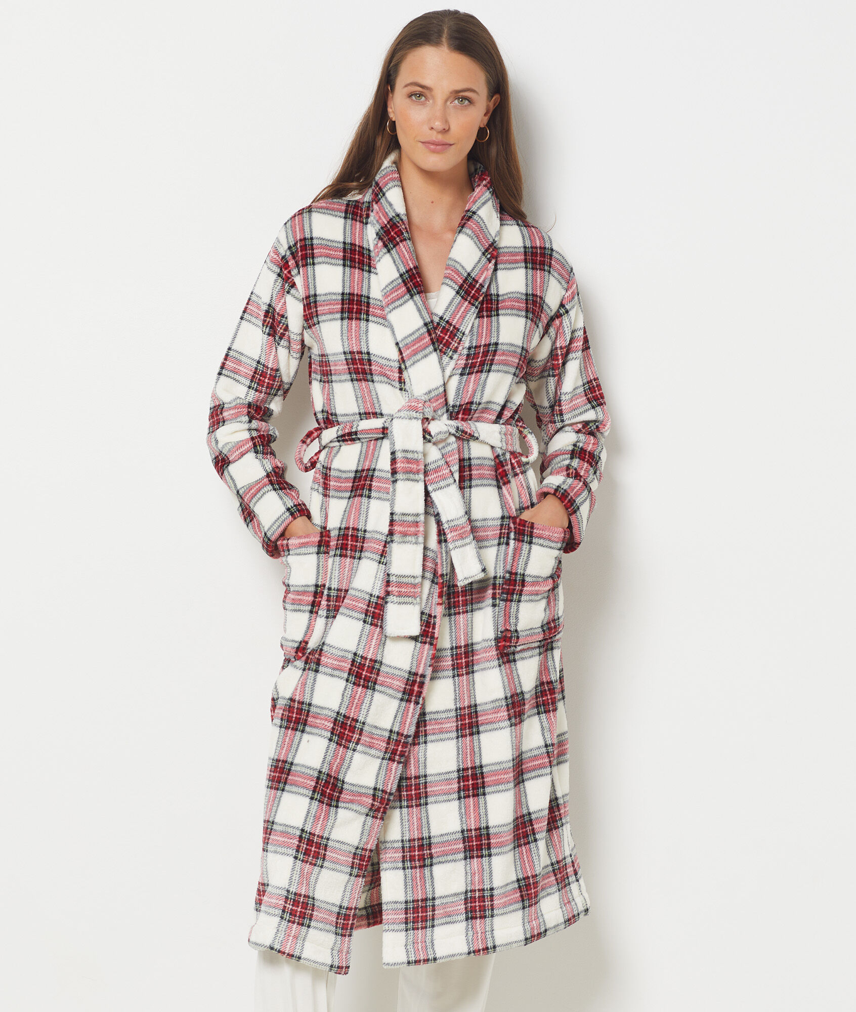 Plaid Bathrobe TELLIA MULTICOLORE ETAM