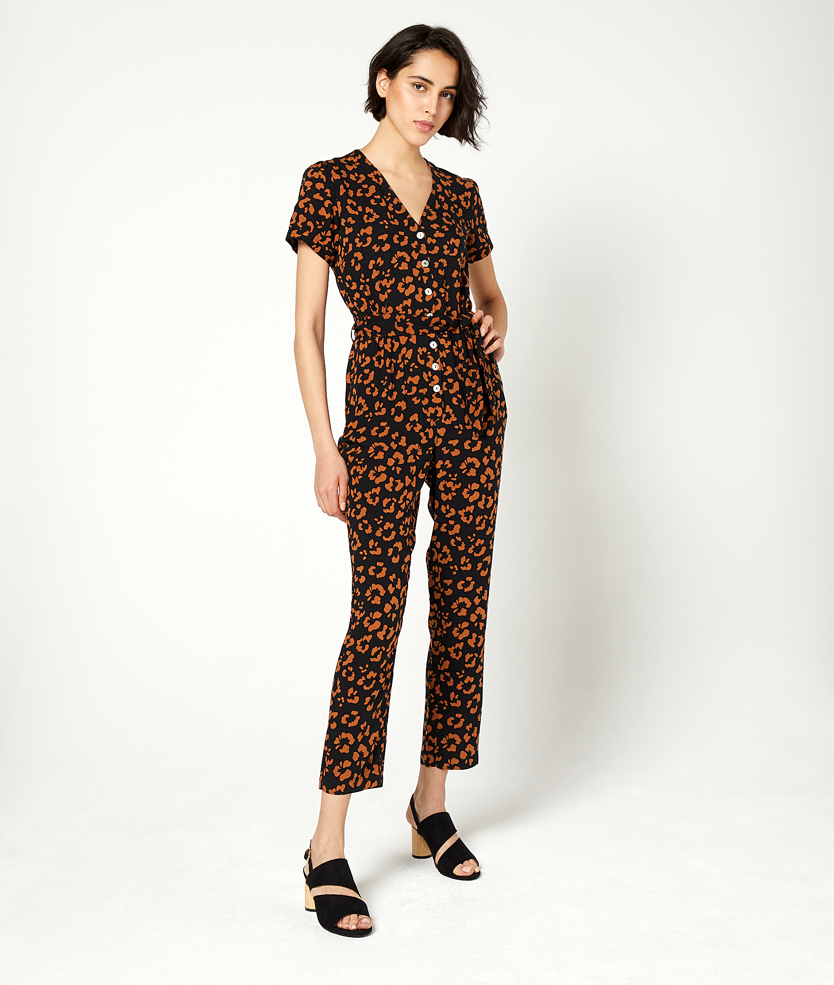 flowery jumpsuit